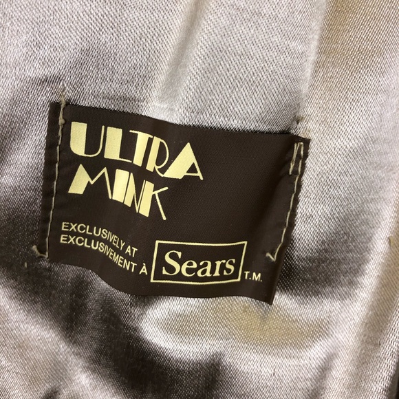 Vintage Sears Ultra Mink Jacket Sz M - Picture 12 of 12